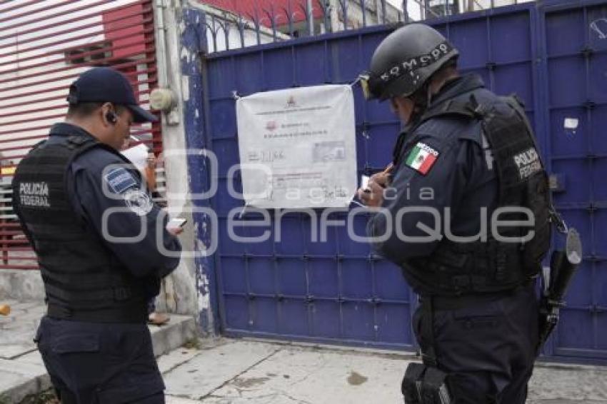 ELECCIONES . POLICÍA FEDERAL 