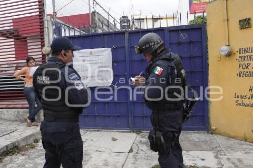 ELECCIONES . POLICÍA FEDERAL 