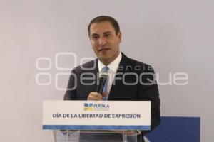 GOBIERNO ESTATAL . LIBERTAD DE EXPRESIÓN