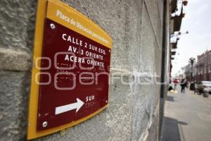 PLACAS PARA INVIDENTES