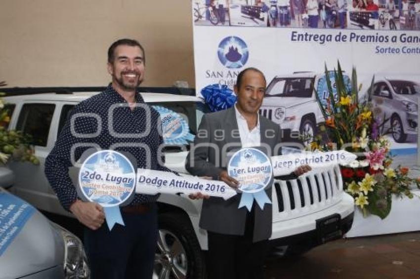 SORTEO PREDIAL . CHOLULA