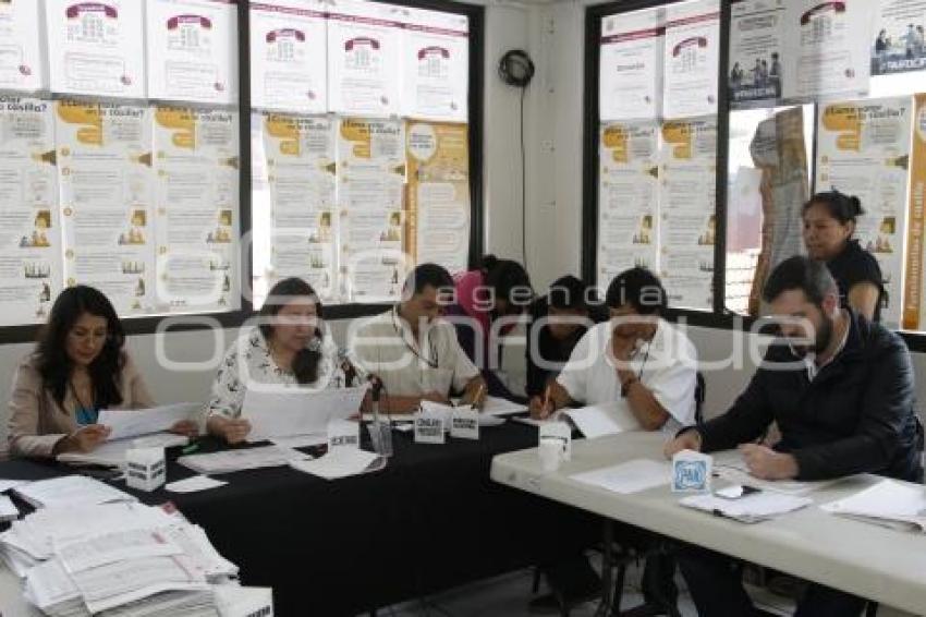 ELECCIONES. CONTEOS DISTRITALES IEE