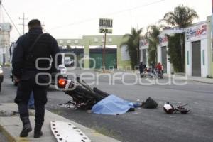 NOTA ROJA . MOTOCLISTA HUEJOTZINGO