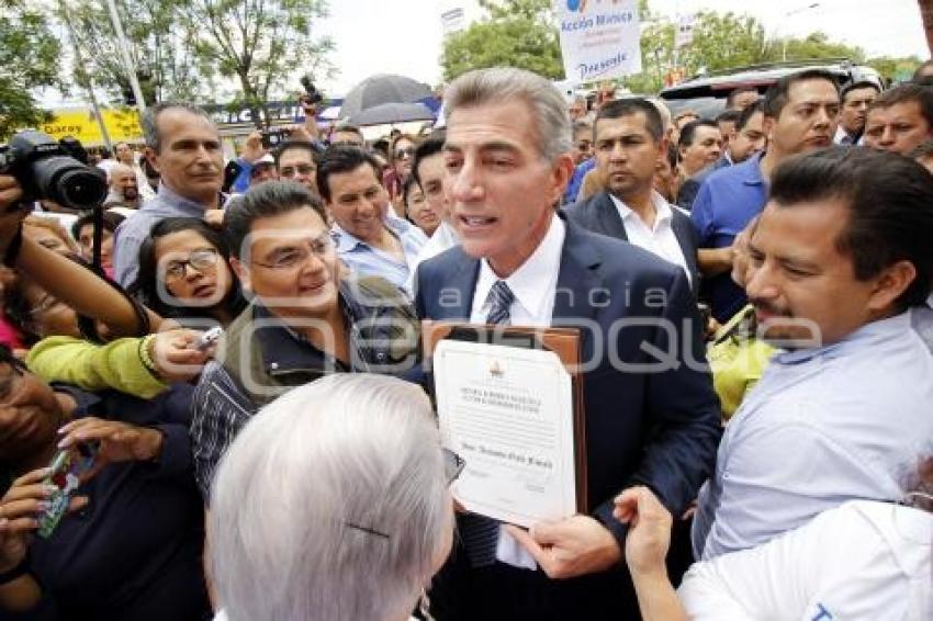 ELECCIONES . TONY GALI . CONSTANCIA 