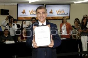 ELECCIONES. TONY GALI . CONSTANCIA