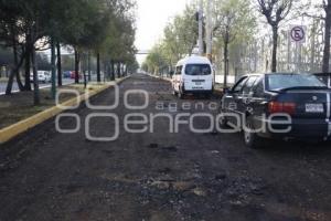 PAVIMENTACIÓN NIÑO POBLANO . TRÁFICO