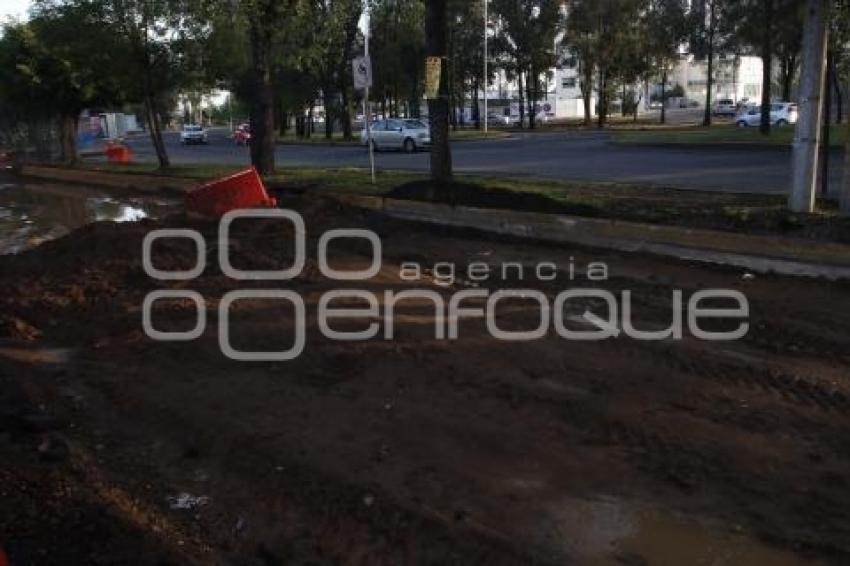 PAVIMENTACIÓN NIÑO POBLANO . TRÁFICO