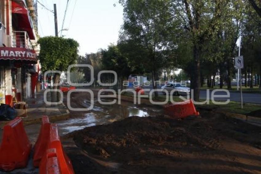 PAVIMENTACIÓN NIÑO POBLANO . TRÁFICO