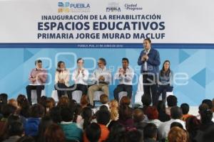 INAUGURACIÓN ESPACIOS EDUCATIVOS . RMV