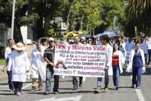 ESTUDIANTES DE MEDICINA MANIFESTACIÓN