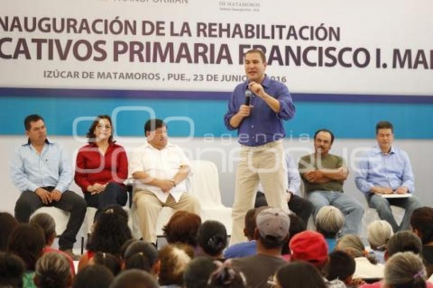 INAUGURACIÓN DE ESPACIOS EDUCATIVOS . RMV