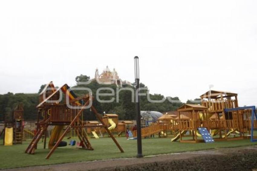 CHOLULA . OBRAS ZONA ARQUEOLÓGICA