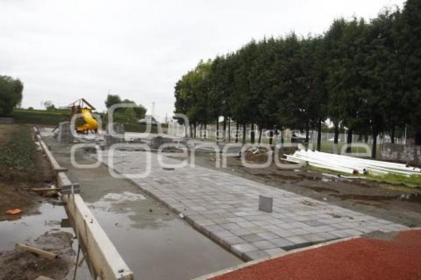 CHOLULA . OBRAS ZONA ARQUEOLÓGICA