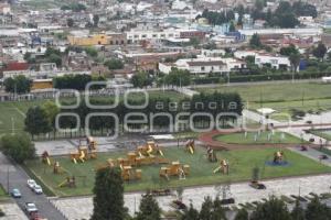 CHOLULA . OBRAS ZONA ARQUEOLÓGICA