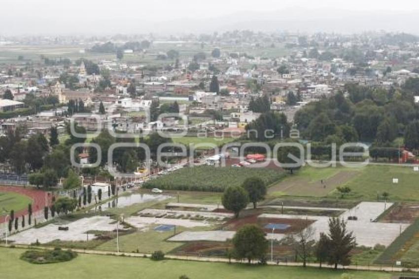 CHOLULA . OBRAS ZONA ARQUEOLÓGICA