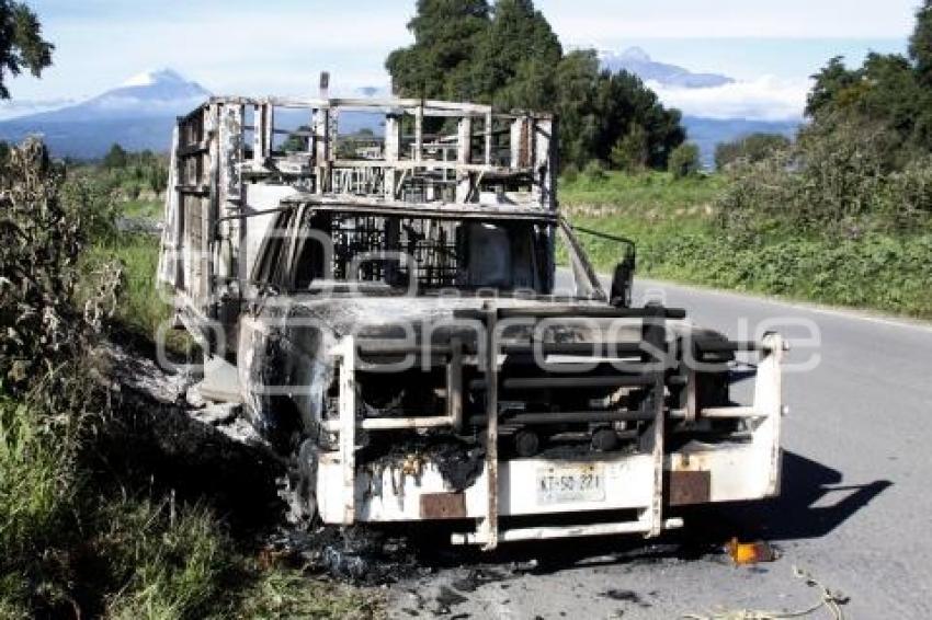 INCENDIOS VEHÍCULOS COMBUSTIBLE ROBADO