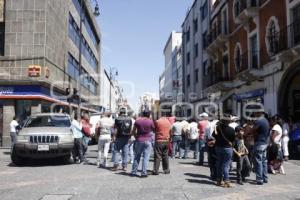 MANIFESTACIÓN COMERCIANTES INFORMALES