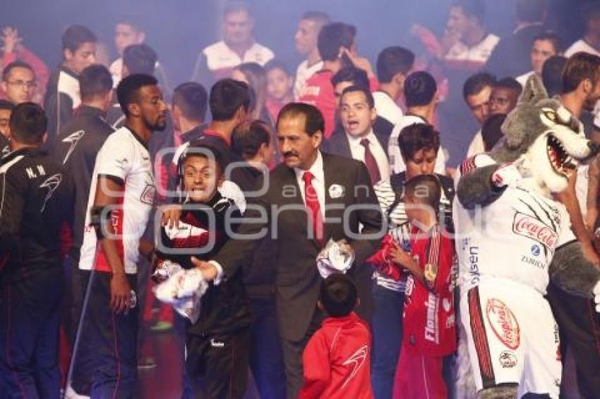 FÚTBOL . PRESENTACIÓN LOBOS BUAP