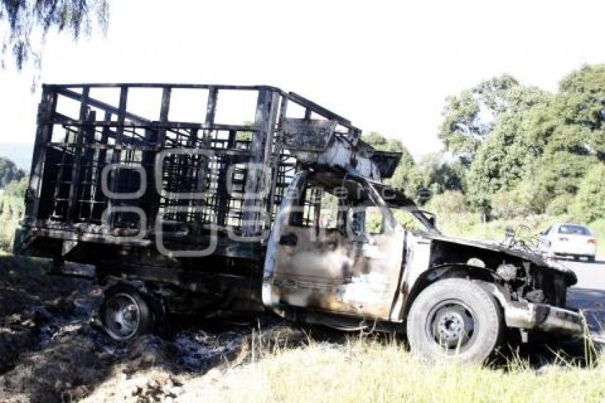 INCENDIOS VEHÍCULOS COMBUSTIBLE ROBADO