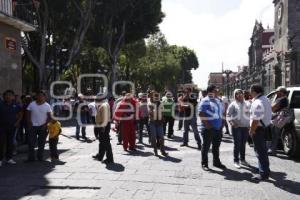 MANIFESTACIÓN COMERCIANTES INFORMALES