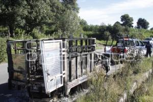 INCENDIOS VEHÍCULOS COMBUSTIBLE ROBADO