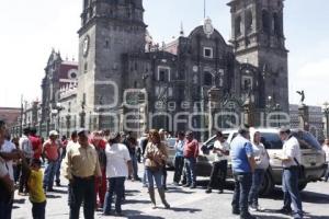 MANIFESTACIÓN COMERCIANTES INFORMALES