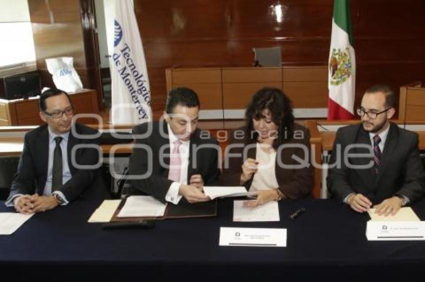 FIRMA CONVENIO TSJ-ITESM