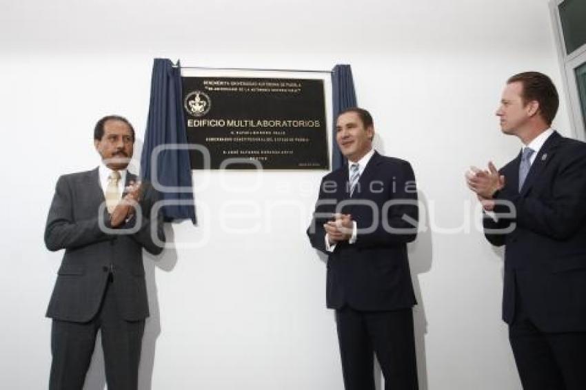 BUAP . INAUGURACIÓN MULTILABORATORIOS