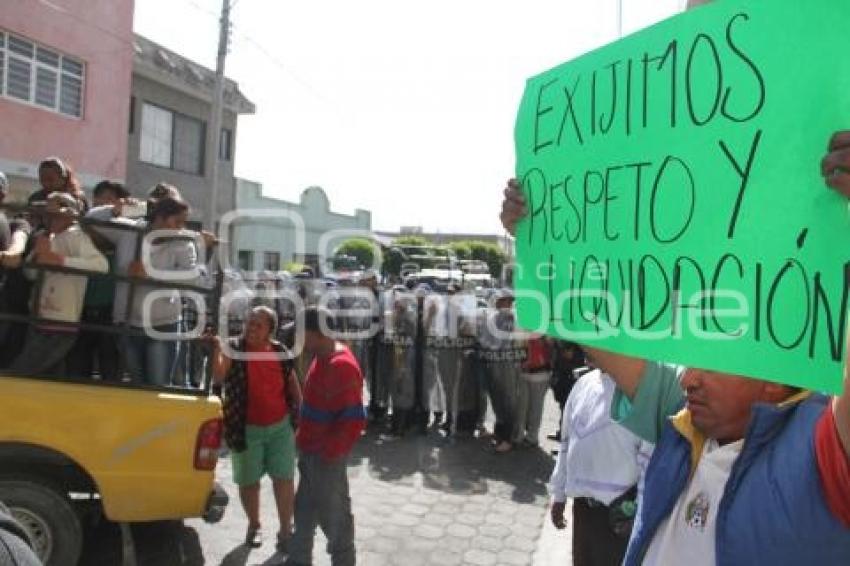 MANIFESTACIÓN TRABAJADORES OOSELITE