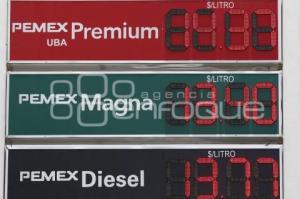 GASOLINA . INCREMENTO DE PRECIO