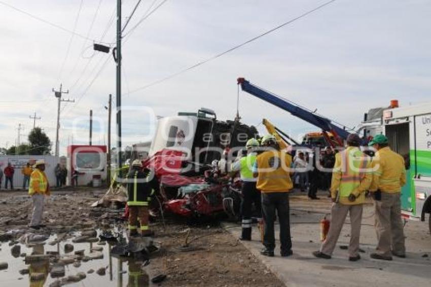 ACCIDENTE AUTOPISTA PUEBLA ORIZABA