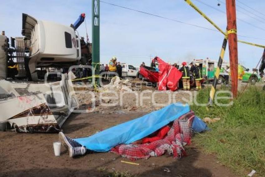 ACCIDENTE AUTOPISTA PUEBLA ORIZABA