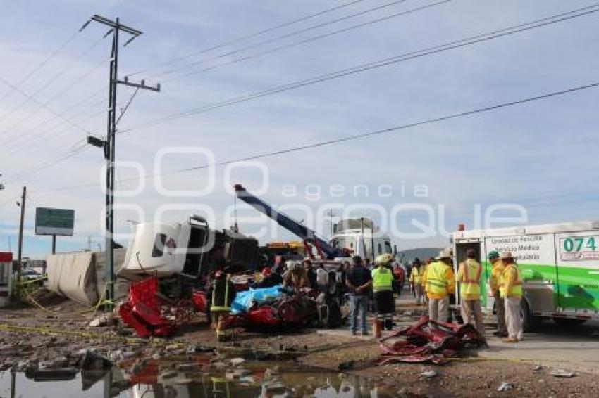 ACCIDENTE AUTOPISTA PUEBLA ORIZABA