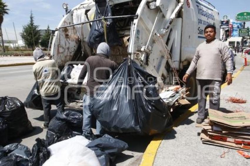 BASURA . RECOLECTORES CHOLULA