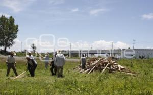 CAMPESINOS PROTESTAN POR CONSTRUCCIÓN CASA DE JUSTICIA