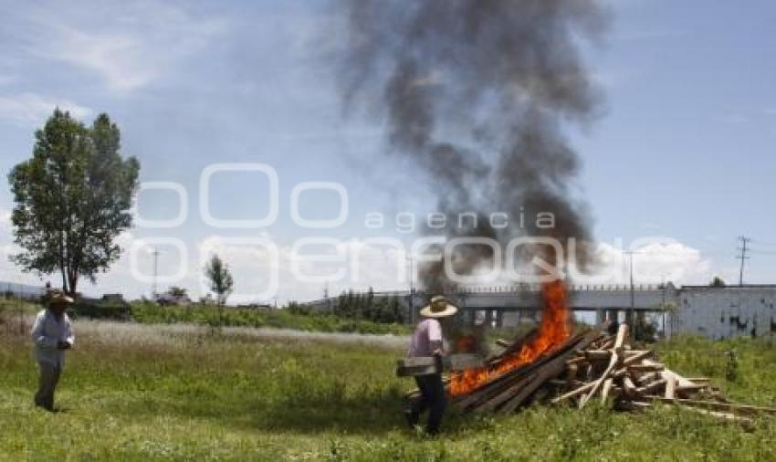 CAMPESINOS PROTESTAN POR CONSTRUCCIÓN CASA DE JUSTICIA