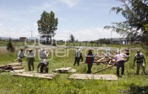 CAMPESINOS PROTESTAN POR CONSTRUCCIÓN CASA DE JUSTICIA