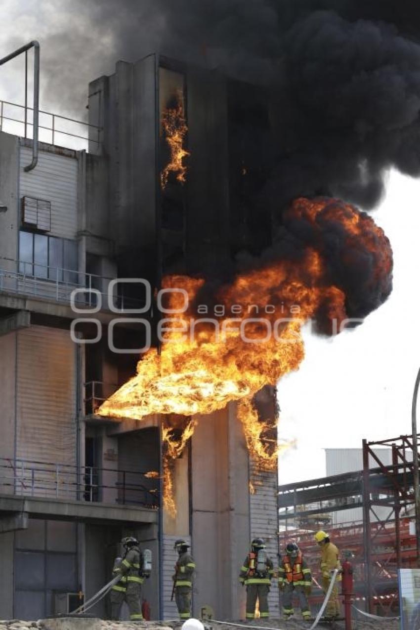 SIMULACRO EMERGENCIA QUÍMICA . BASF