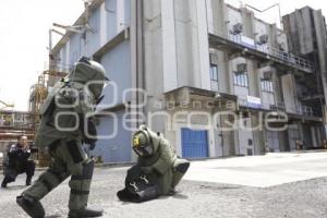 SIMULACRO EMERGENCIA QUÍMICA . BASF