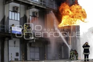 SIMULACRO EMERGENCIA QUÍMICA . BASF