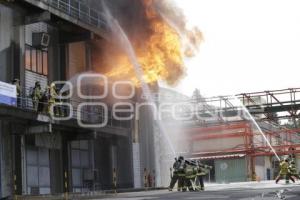 SIMULACRO EMERGENCIA QUÍMICA . BASF