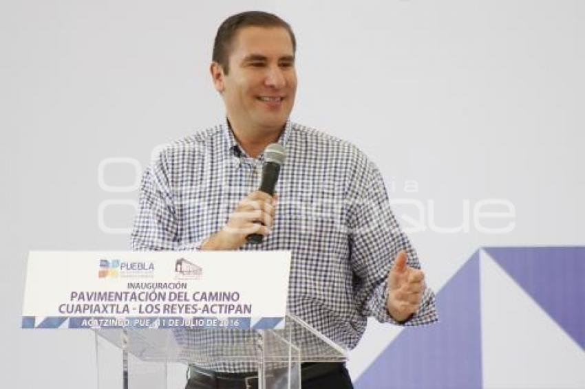 INAUGURACIÓN DE PAVIMENTACIÓN . RMV