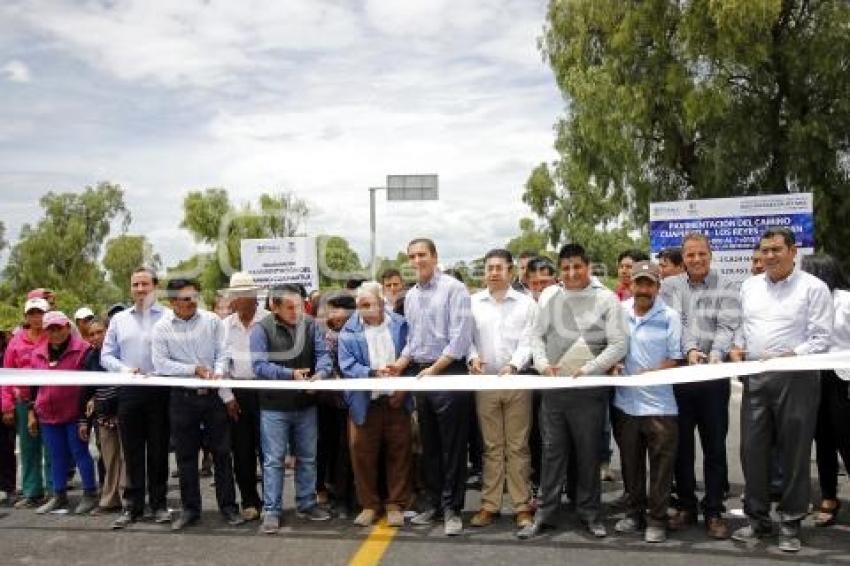 INAUGURACIÓN DE PAVIMENTACIÓN . RMV