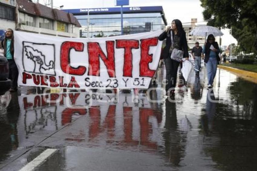 MANIFESTACIÓN MAESTROS CNTE