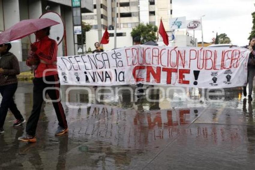 MANIFESTACIÓN MAESTROS CNTE