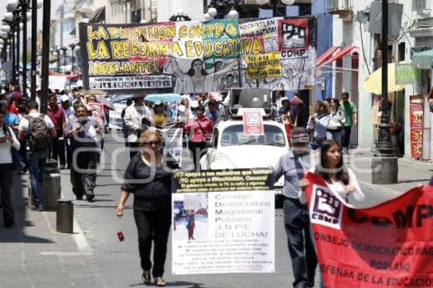 MANIFESTACIÓN MAESTROS CNTE