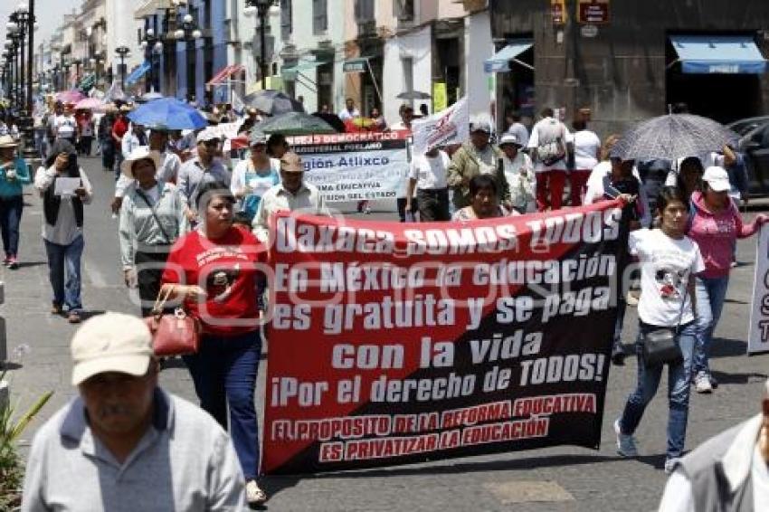 MANIFESTACIÓN MAESTROS CNTE