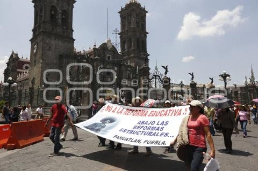 MANIFESTACIÓN MAESTROS CNTE