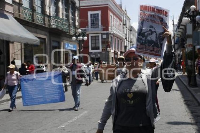 MANIFESTACIÓN MAESTROS CNTE