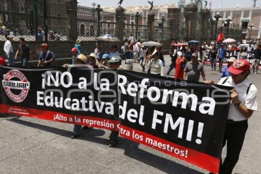 MANIFESTACIÓN MAESTROS CNTE